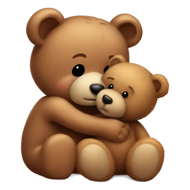 teddy bear kissing another teddy bear sticker
