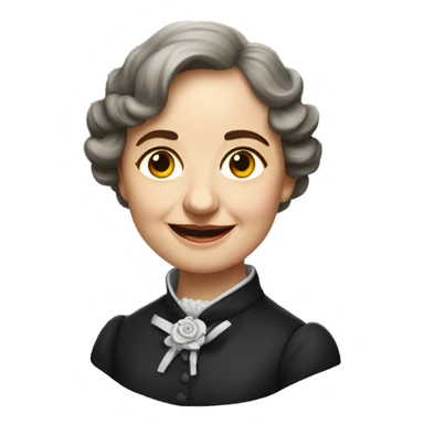 Helen keller li sticker