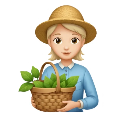 Breeze + leaf basket,Sky Gardener. sticker