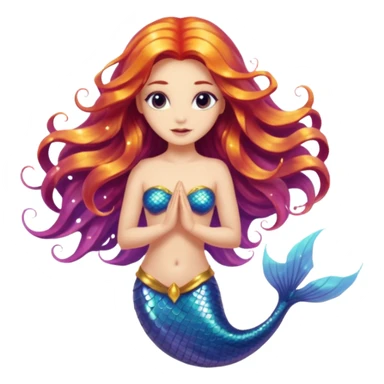 Beautiful mystic mermaid sticker