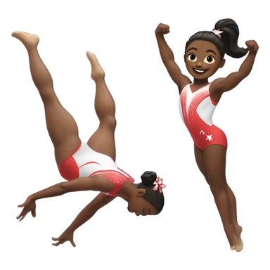 Simone biles gymnastics  sticker