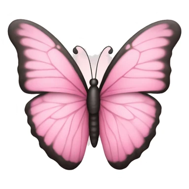 Create a baby pink butterfly  sticker