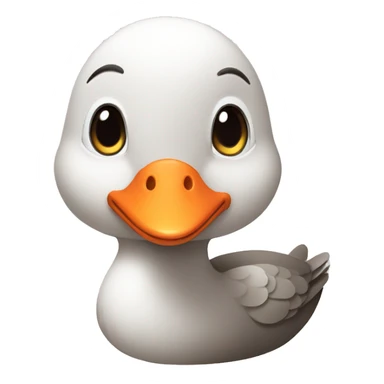 cute goose sticker