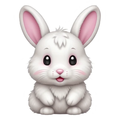 cute baby bunny sticker