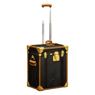 Black Luis Vuitton Trunk sticker