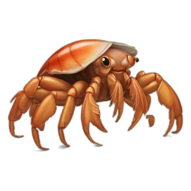 hermit crab sticker