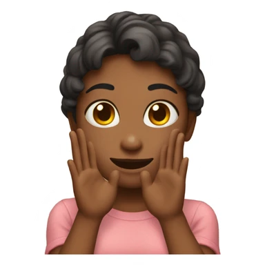 Best friend making a heart with her hands sticker