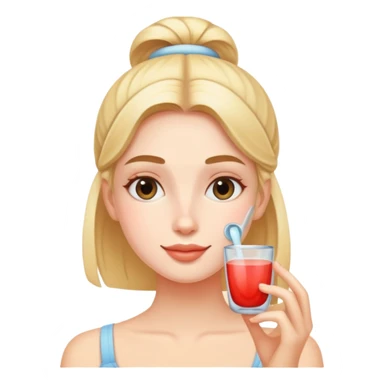 aesthetic it girl self care sticker