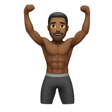 Workout back sticker