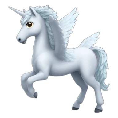 pegasus with wings sticker
