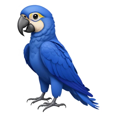 Hyacinth Macaw, full body sticker