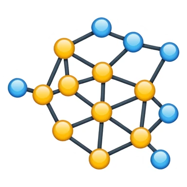 A small graph with nodes sticker