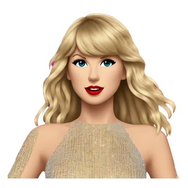 Taylor Swift performing on the eras tour sticker