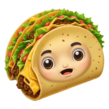 Nervous taco  sticker