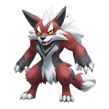  Incineroar Zoroark Lycanroc Fakemon sticker