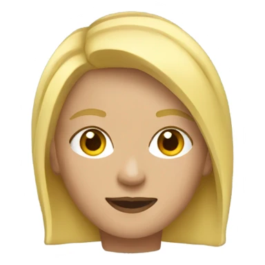 Short blonde hair red tracksuit woman  sticker