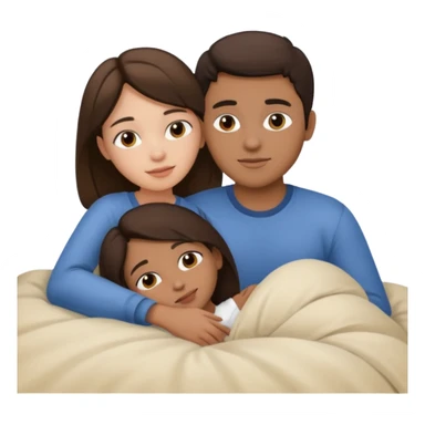 two people cuddling in bed blind girl burnette guy sticker
