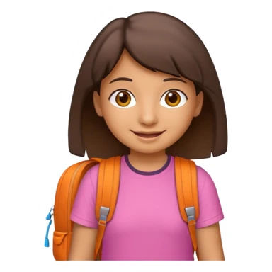 Dora emoji sticker