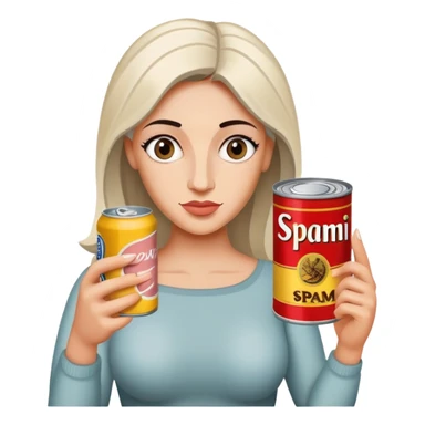 picasso abstract SPAM MEAT spain woman painting sticker