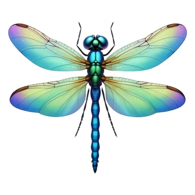 Beautiful dragonfly emjoi sticker