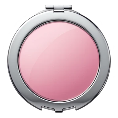 Blush compact mirror sticker
