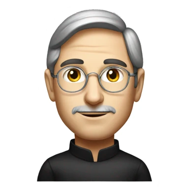 young Steve jobs drawn sticker