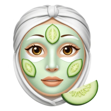 a skincare beauty mask pack for face sticker
