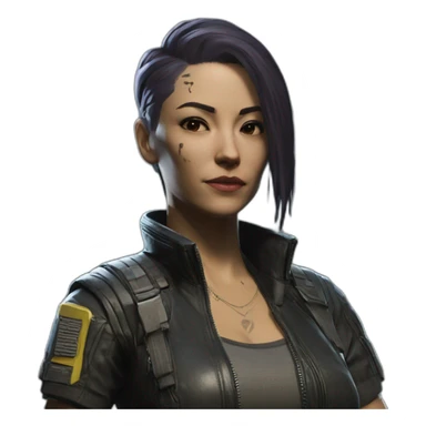 Judy Alvarez from Cyberpunk 2077 sticker