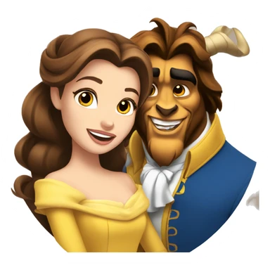 beauty and the beast belle sticker