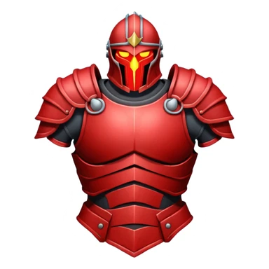Ares war armor object icon, heavy Greek battle armor, dark steel and crimson red theme, massive shoulder armor, sharp edges, glowing red runes, intimidating design, 3D cartoon, mobile game icon style, centered, clean background, no text, no watermark

 sticker