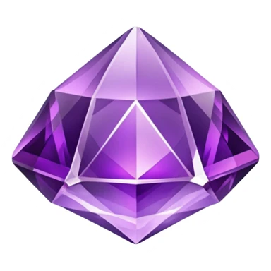 crystal purple gem amethyst sticker