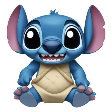 Stitch from lilo and stitch sticker