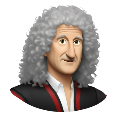brian may sticker