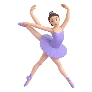 girl doing ballet sticker