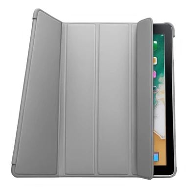 Light grey trifold iPad cover
 sticker