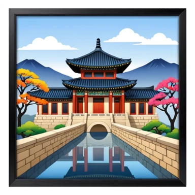 korean culture sticker