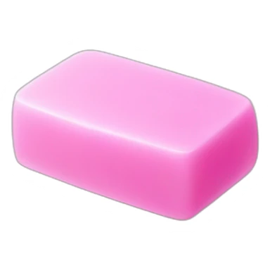 Pink soap bar sticker