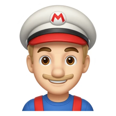 mario with one eyebrow up  sticker