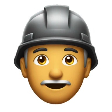 man mining coal sticker