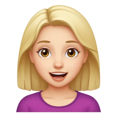 Девушка в диком восторге  sticker