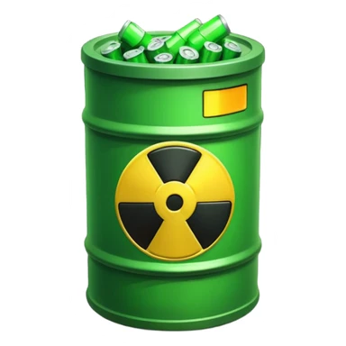 nuclear waste sticker