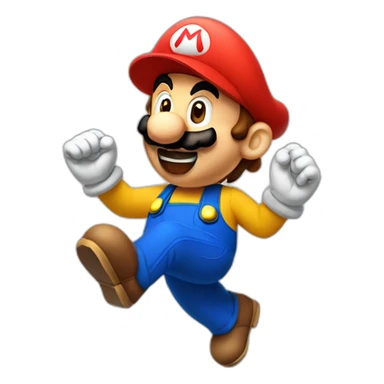 Mario doing Bhangra sticker