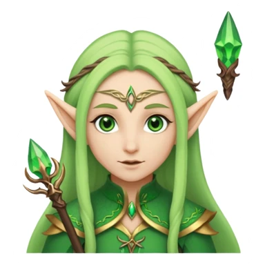 elves with staff sticker