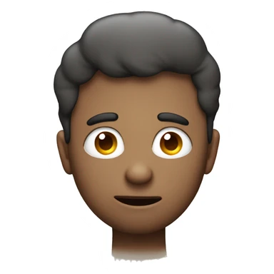 Confused man with large heart eyes with a thought bubble around his head sticker