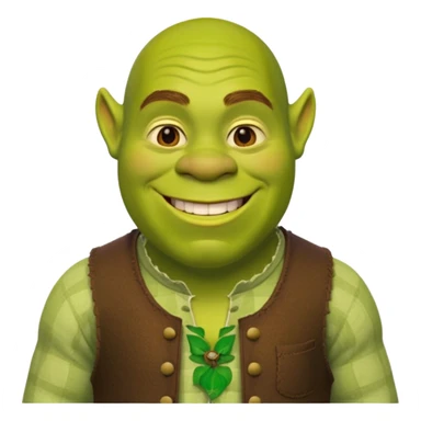Shrek from the movie sticker