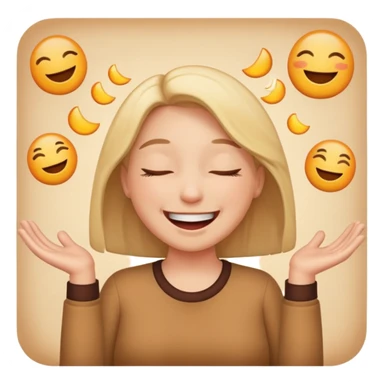 holding in laugh sticker