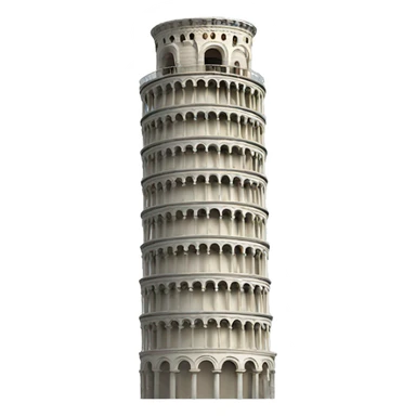 Leaning tower pisa  sticker