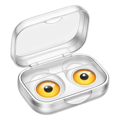 contact lenses travel mini case sticker