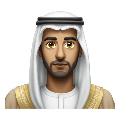 photorealistic  Faisal King of Saudi Arabia serious sticker