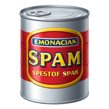Can of spam sticker